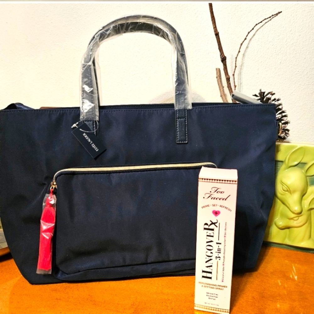 2 faced, Hang Over RX 3in1 Recovery Spray + Make up tote